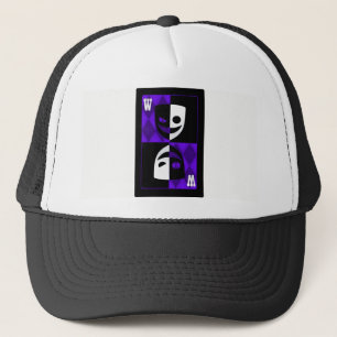 Paarse Wildcard Poker Diamonds Trucker Hoed Pet