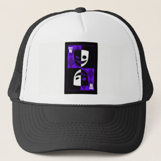 Paarse Wildcard Poker Diamonds Trucker Hoed Pet