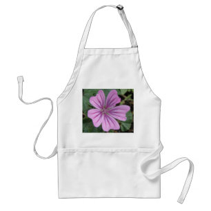  Paarse wilde bloem Apron Standaard Schort