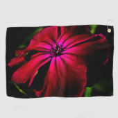 Paarse wilde bloem gtcnm golfhanddoek (Horizontaal)