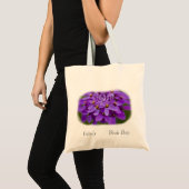 Paarse wilde bloem Tas (Voorkant (product))