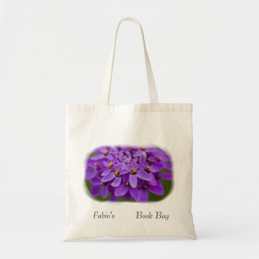 Paarse wilde bloem Tas (Voorkant)