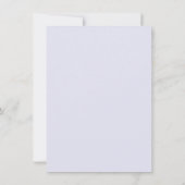 Paarse Wilde Bloemen Kaart (Achterkant)