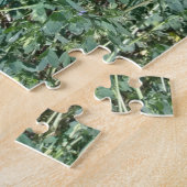 Paarse wilde bloemen legpuzzel (Zijkant)