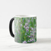 Paarse wilde bloemen magische mok (Voorkant links)