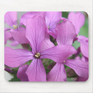 Paarse wilde bloemen Mousepad Muismat