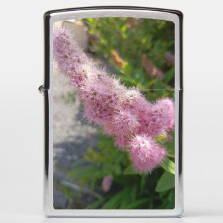 Paarse wilde bloementuin Zippo aansteker botanisch