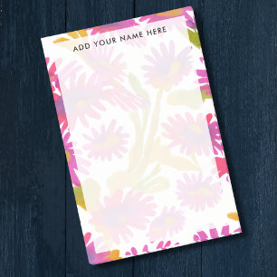 Paarse Wildflower Blossom Kantoor Post-it® Notes