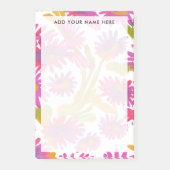 Paarse Wildflower Blossom Kantoor Post-it® Notes (Voorkant)
