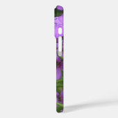Paarse Wildflower iPhone Case (Achterkant / Links)