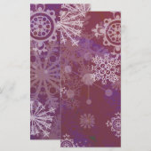 Paarse winter (Voorkant / Achterkant)