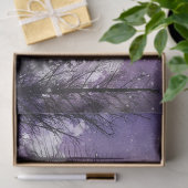 Paarse winterpine ontkoppeling bos tissuepapier (Geschenk)