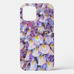 Paarse Wisteria Bloemen Kunst Telefoonhoesje iPhone 12 Hoesje