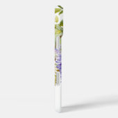 Paarse Wisteria Elegant Floral Waterverf Case-Mate iPhone Case (Achterkant / Rechts)