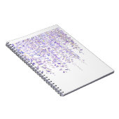 paarse wisteria in bloom waterverf 2021 notitieboek (Rechterzijde)