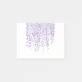paarse wisteria in bloom waterverf 2021 post-it® notes (Voorkant)