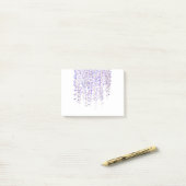 paarse wisteria in bloom waterverf 2021 post-it® notes (Op bureau)