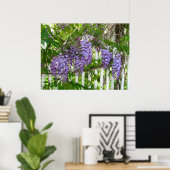 Paarse Wisteria ~ print (Thuiskantoor)