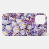 Paarse Wisteria Spring Flowers Art Phone Case (Achterkant (horizontaal))