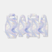 Paarse witgouden marmer bedankdoosjes (Uitgevouwen)