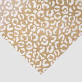 Paarse witgouden ombre luipaard print tissuepapier (Detail)