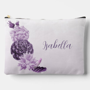 paarse witte bloemen romantisch etui
