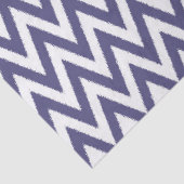 Paarse witte Chevron Tissuepapier (Detail)