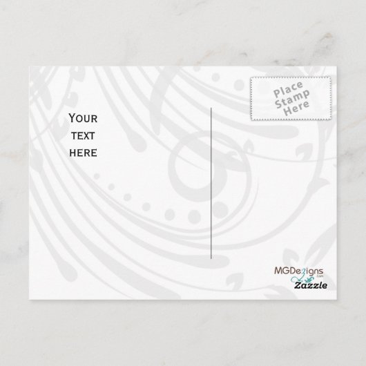 Paarse witte Chic Business Bedankt Kaarten (Achterkant)