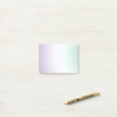 Paarse Witte Munt Post-it® Notes (Op bureau)