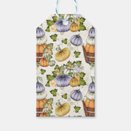 PAARSE WITTE ORANJE HERFST AUTUMN PUMPKINS CADEAULABEL