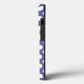paarse witte pols Case-Mate iPhone case (Achterkant / Links)