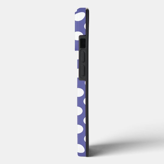 paarse witte pols Case-Mate iPhone case (Achterkant / Links)