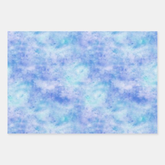 Paarse witte unicorn inpakpapier vel (Voorkant 2)