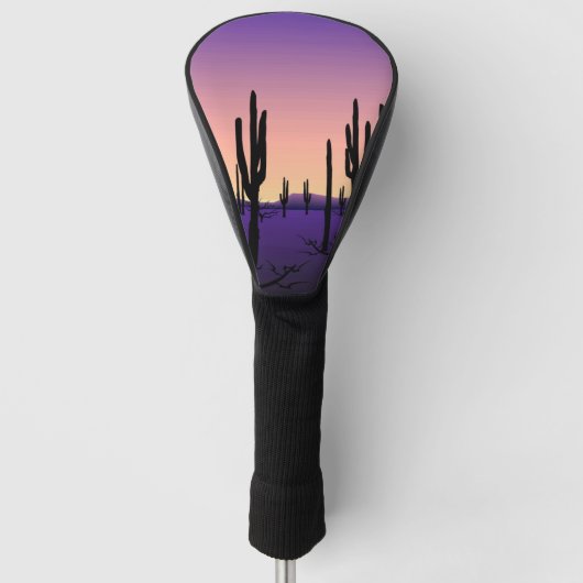 Paarse woestijn golfheadcover (Voorkant)