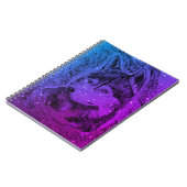 Paarse Wolf Notitieboek (Linkerzijde)