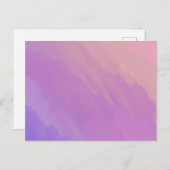 Paarse wolken bij schemering briefkaart (Voorkant / Achterkant)