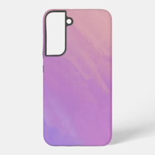 Paarse wolken bij schemering samsung galaxy hoesje