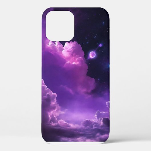 paarse wolken I-telefoon geval Case-Mate iPhone Case (Achterkant)