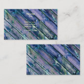 Paarse Wooden Gate Visitekaartje (Voorkant / Achterkant)