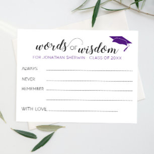 Paarse woorden van Wisdom Afstudeerder Pet Advies