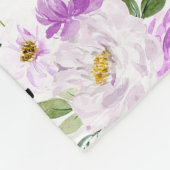 Paarse Wreatfoto Best Mam Ever Moederdag Fleece Deken (Hoek)