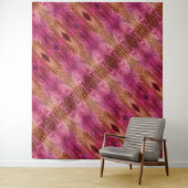 Paarse x 1974 Ikat 7 Wandkleed (In situ)