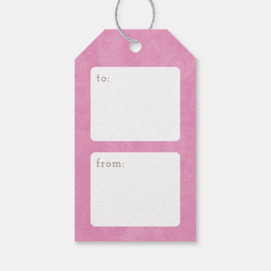 Paarse Yellow Bon Voyage Party voor Label Cadeaulabel (Achterkant)