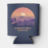  Paarse Yellow Hike Mountain Sunset Blikjeskoeler (Voorkant)