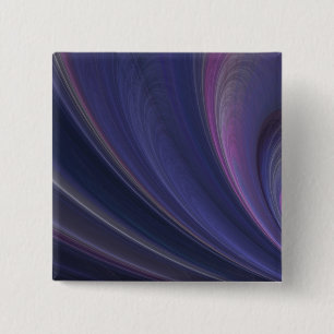 Paarse Zachte Zandgolven Vierkante Button 5,1 Cm