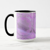 Paarse zakdoek Abstracte Ringer Mok (Links)