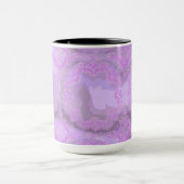 Paarse zakdoek Abstracte Ringer Mok (Midden)