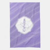 Paarse zand Ripples - Aangepaste keukenhanddoeken (Verticaal)