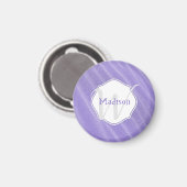 Paarse zand ripples Personalized Magnet Magneet (Voorkant / Achterkant)