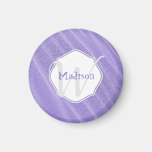 Paarse zand ripples Personalized Magnet Magneet